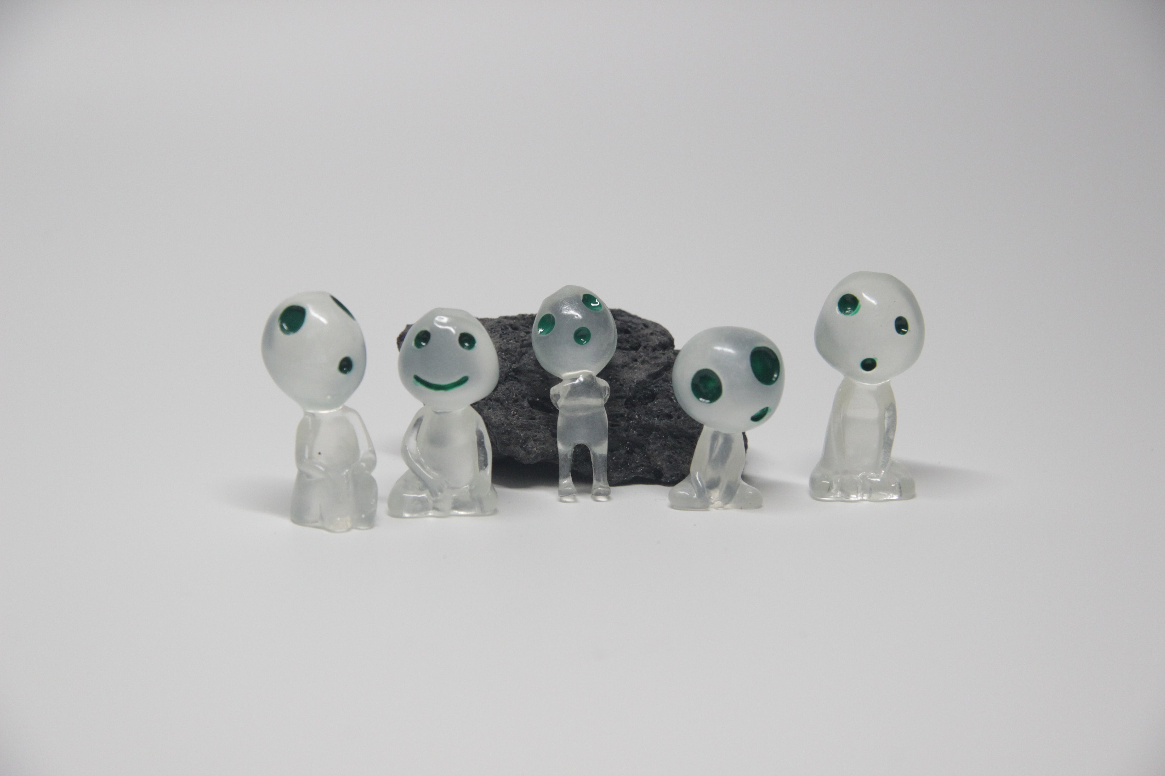 Kodama Figurines (Glow-in-Dark)
