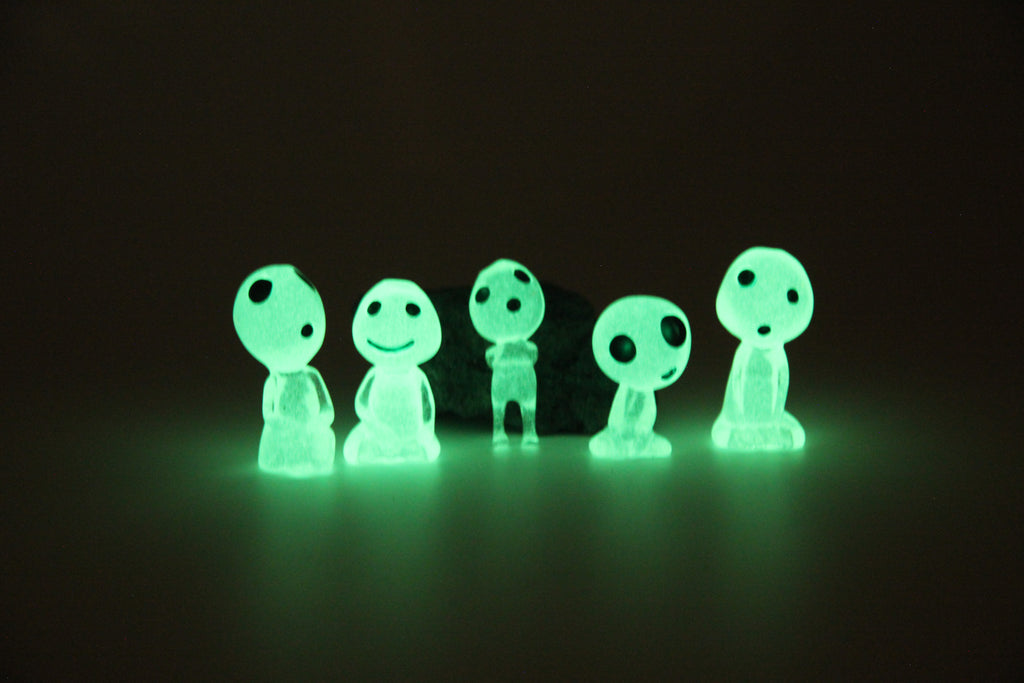 Kodama Figurines (Glow-in-Dark)
