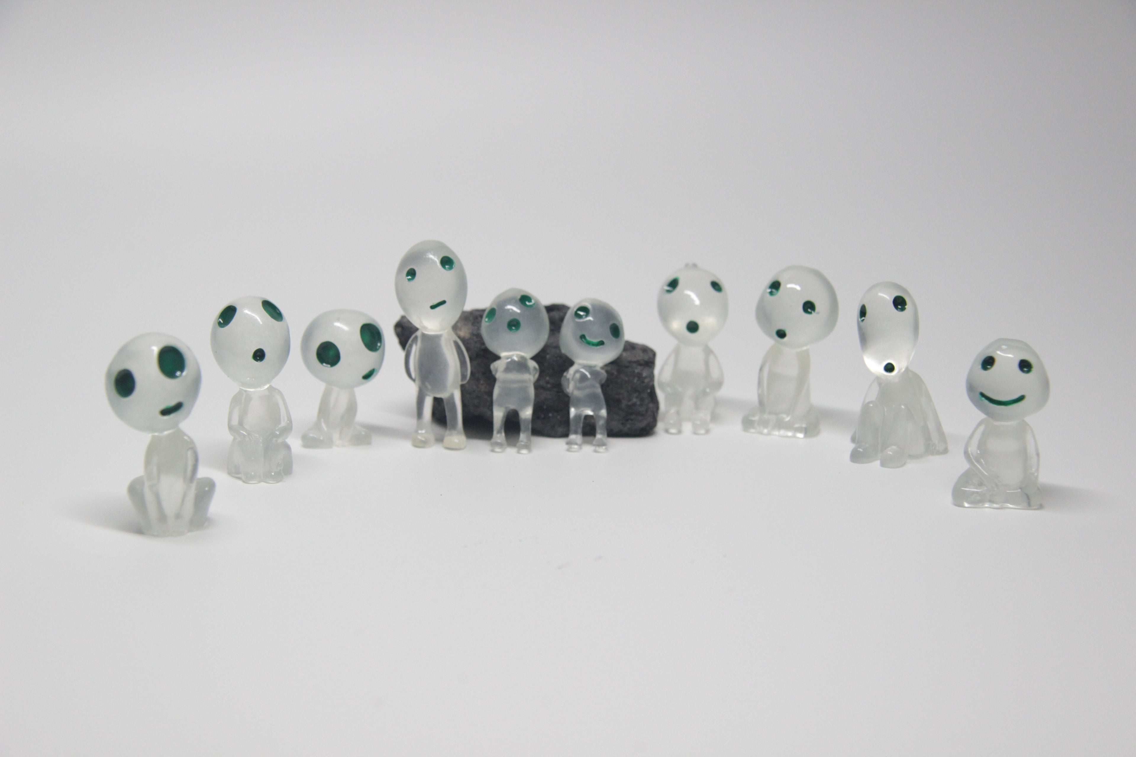 Kodama Figurines (Glow-in-Dark)