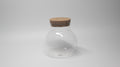 Glass Globe Terrarium Jar with Cork Lid - closed