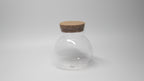 Glass Globe Terrarium Jar with Cork Lid - closed