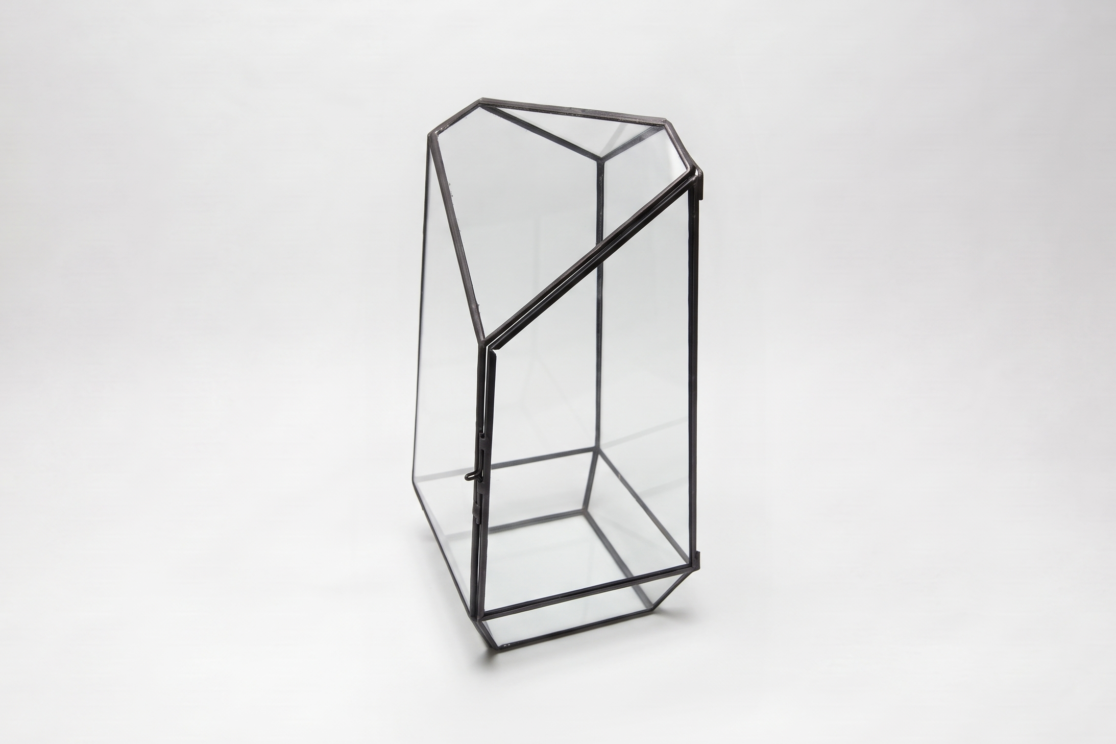 Geometric Prism Glass Terrarium