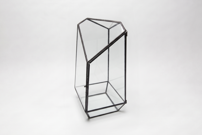 Geometric Prism Glass Terrarium