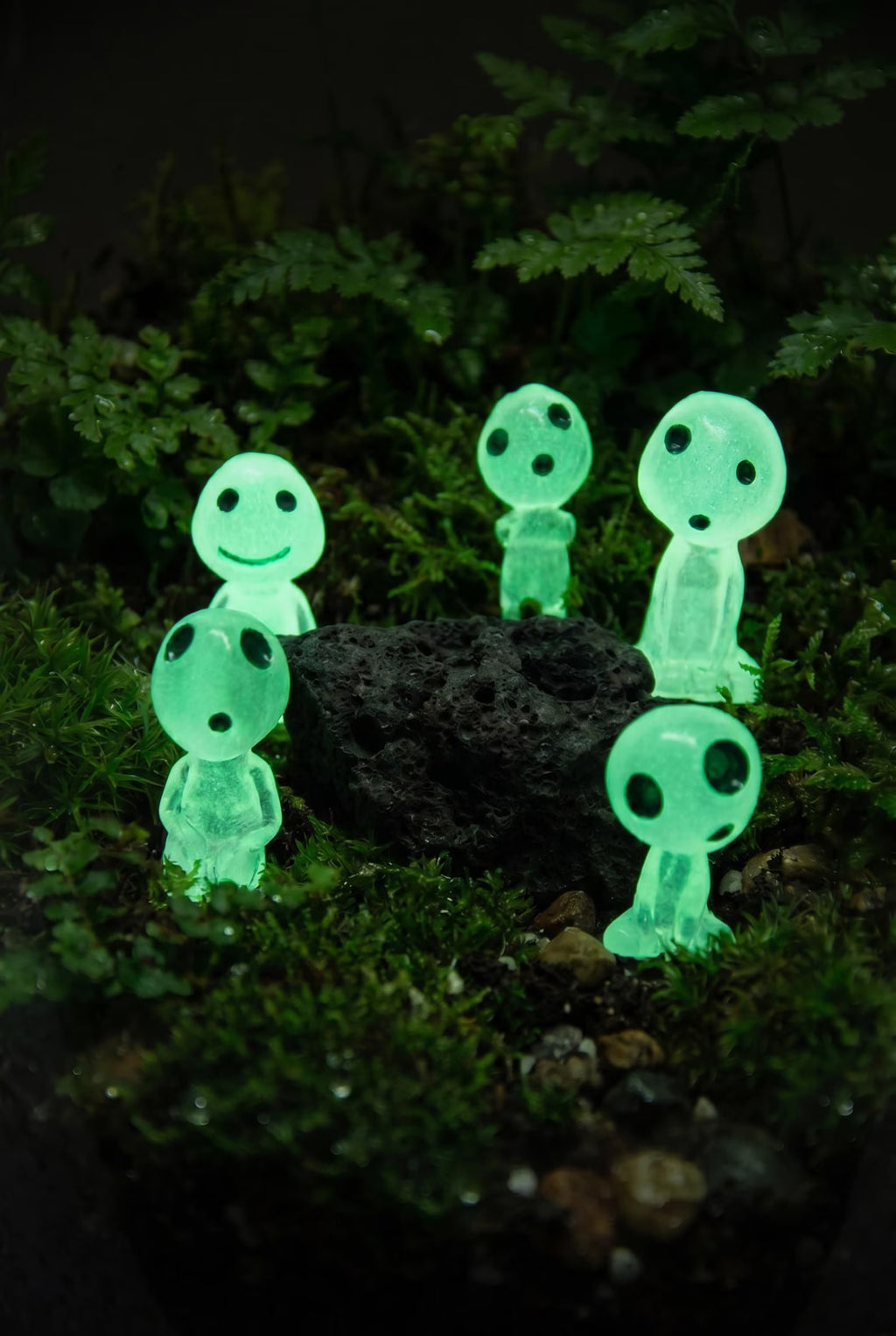 Kodama Figurines (Glow-in-Dark)