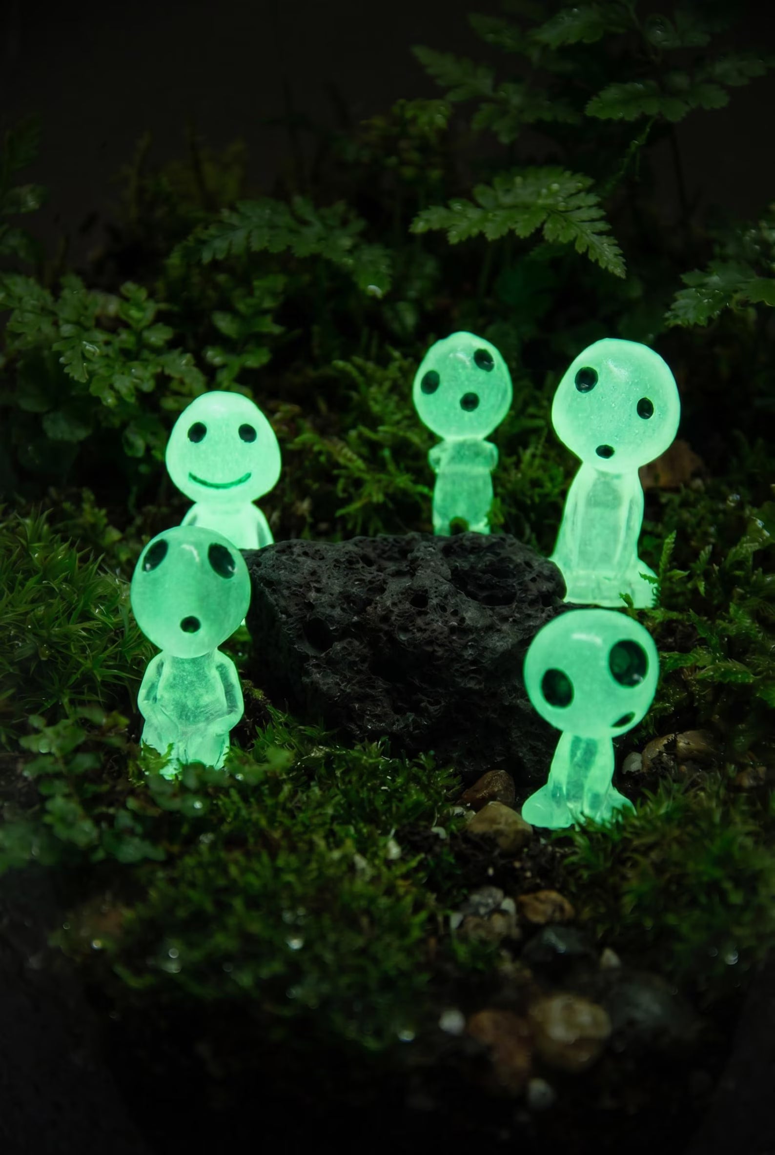 Kodama Figurines (Glow-in-Dark)